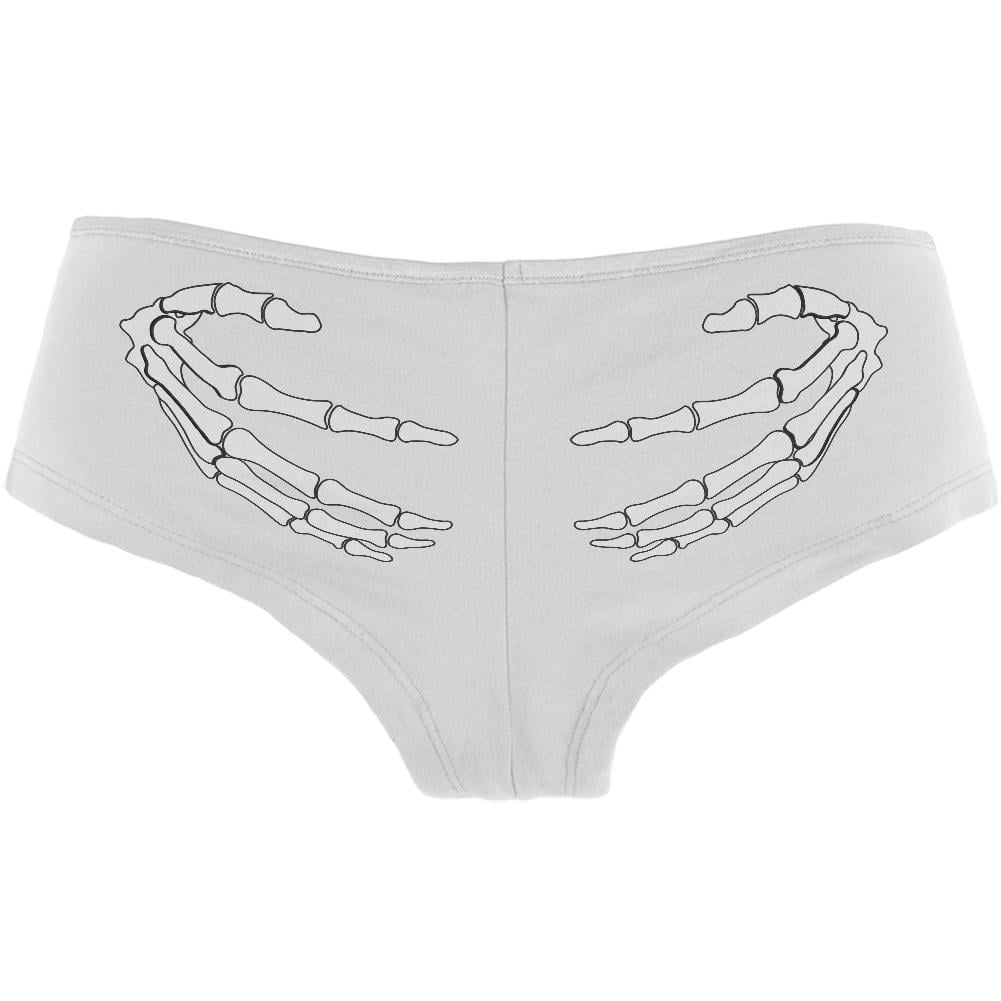 Halloween Skeleton Hands Womens Booty 