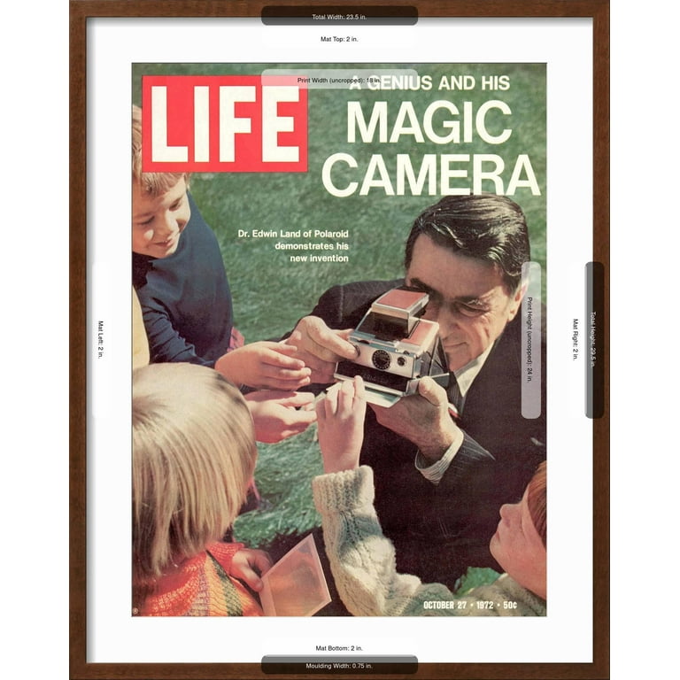 Polaroid's Edwin Land with New Instant Camera, October 27