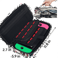 thumbnail image 3 of Herdesigns Sea Turtle Carry Case Compatible with Nintendo Switch 2, with 20 Game Card Slots, Vintage American Flag Portable Travel Carrying Case Pouch for Accessories & Games, 3 of 8