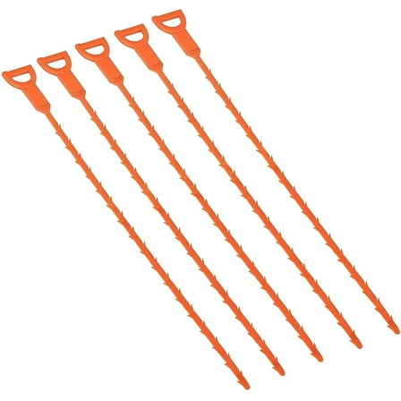 5 Pack Hair snake Hair Drain Clog Remover Cleaning Tool, sink snake drain suitable for unclogging hair, kitchen sinks and bathtubs, toilets and sewer pipe drain cleaning tools.