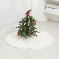 thumbnail image 4 of Dmlowu Christmas Tree Skirt - Extra Soft Cotton Xmas Tree Skirt, Wrink Proof Christmas Tree Skirts for Holiday Party Christmas Decorations, Easy To Clean, 4 of 8