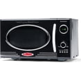 thumbnail image 1 of Nostalgia Four à Micro-Ondes Rétro de Comptoir - Grand 800 Watts - 0,9 Pi3 - 12 Réglages de Cuisson Préprogrammés - Horloge Numérique - Appareils de Cuisine - Noir, 1 of 7