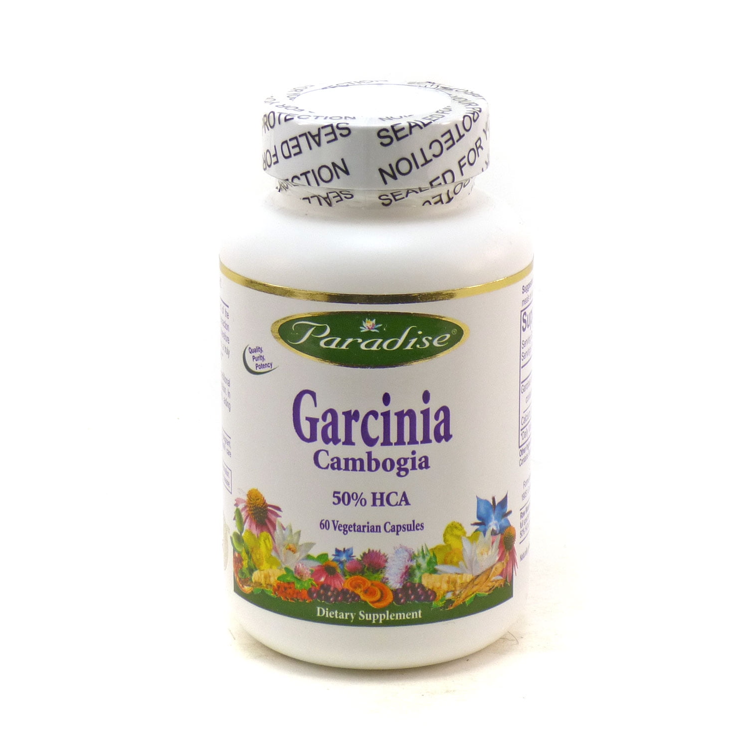 Paradise Herbs - Garcinia Cambogia - 60 Vegetarian Capsules