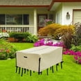 thumbnail image 4 of LOVIVER Housse de Mobilier de Patio Imperméable Housse de Mobilier Beige, 4 of 8