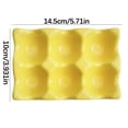 thumbnail image 3 of JingChun Ceramic Egg Holder 6 Cups Egg Tray Porcelain Fresh Egg Holder for Fridge Countertop Kitchen Storage, 3 of 4