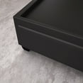 thumbnail image 4 of Boyd Sleep Parma Upholstered Faux Leather Platform Storage Bed, Full, Black, 4 of 12
