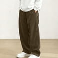thumbnail image 3 of FAIWAD Boys Corduroy Pants Wide Leg Comfy Pants with Elastic Waist Casual Outdoor Clothing, 3 of 9
