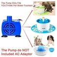 thumbnail image 4 of Bomba de Agua Eléctrica Sumergible Nueva Generación Azul Cable Largo Ultra Silenciosa para Fuentes d, 4 of 8
