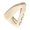 Milk white, variant on French Themed Triangular Hair Clip Acetate Component Practical Hair Accessories For Daily Styling