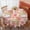 Pioneer Flower Floral-2, variant on Pioneer Flower Floral Print Pattern Round Tablecloth 60 X 60 Inch, Wrinkle Resistant Wipeable Table Cloth for Kitchen Dining Picnic Patio Party