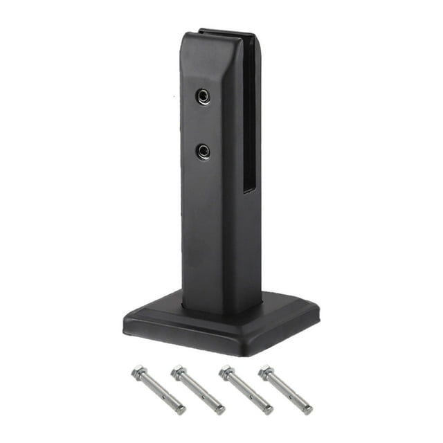 Elodie Support de Serrage en Verre Acier Inoxydable pour Clôture de Piscine Poteau de Main Courante Clips en Verre Robustes pour Escaliers Clôture de Piscine Hauteur 20cm
