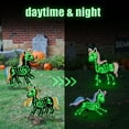 thumbnail image 3 of GuassLee 5pcs Halloween Colorful Unicorn Silhouette with Glow in Dark Skeletons Yard Signs with Stakes for Outdoor Yard Garden Lawn Decor, 3 of 7