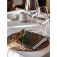 thumbnail image 6 of Brown Marble Cloth Napkins Set of 8 Reusable Dinner Napkins, Gold Abstract Vintage Modern Ombre Art Cocktail Napkin Washable Table Napkins for Wedding/Holiday Party/Baby Shower 20"x20", 6 of 7