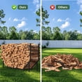 thumbnail image 3 of Support de Bois FT pour Foyer, Supports de Bois, Rangement en Bois, Support à Bûches en Métal Robuste, Extérieur Intérieur, Support de Bûches de Feu Ajustable, 3 of 7