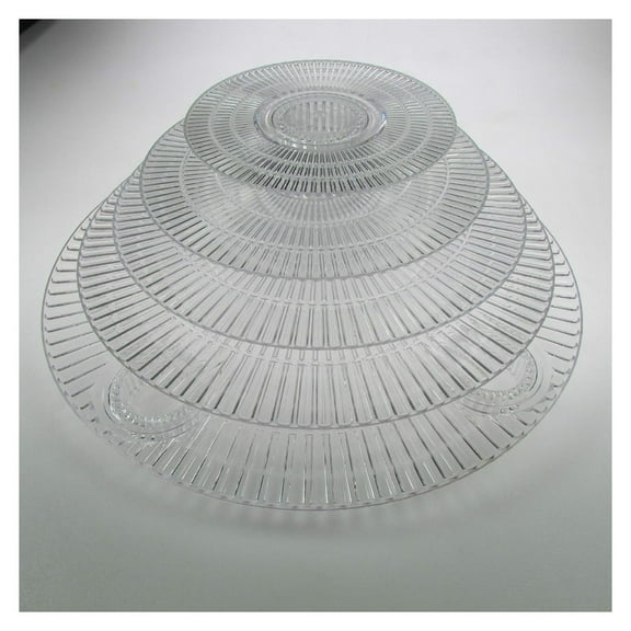 3 Tier Acrylic Wedding Cake Stand (Style R300)