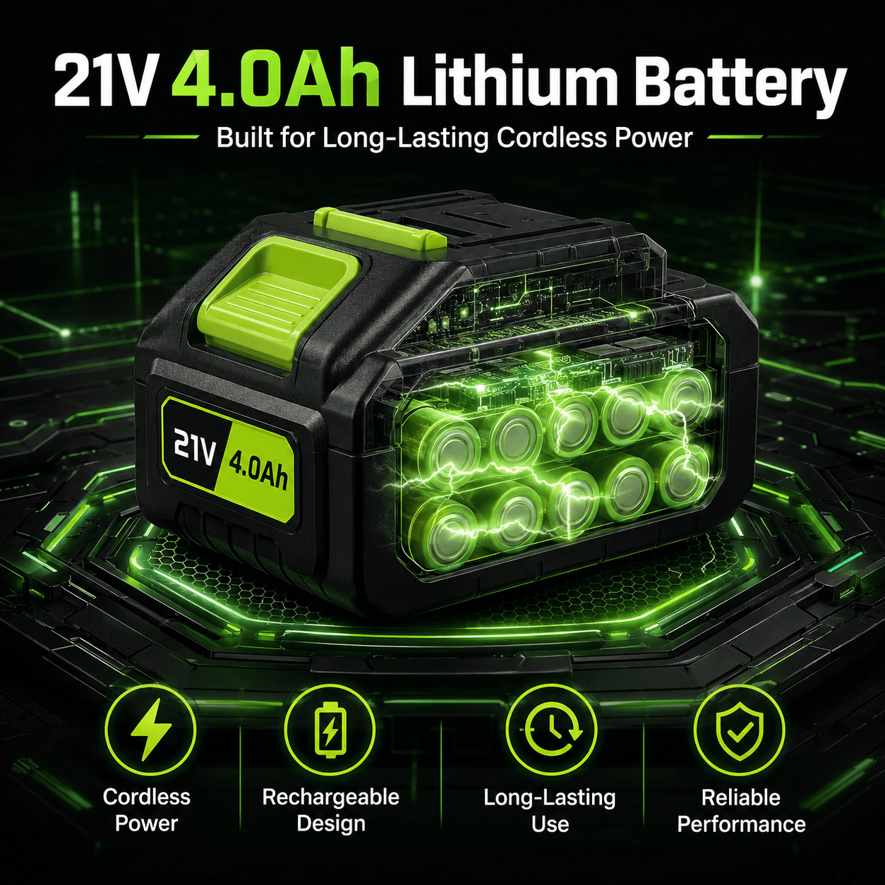 Cordless Leaf Blower with 2x 4.0Ah Batteries, 980,000 RPM Handheld Electric Leaf Sweeper, Lightweight Blower for Patio Cleaning, Lawn Care, Dust and Snow Removal