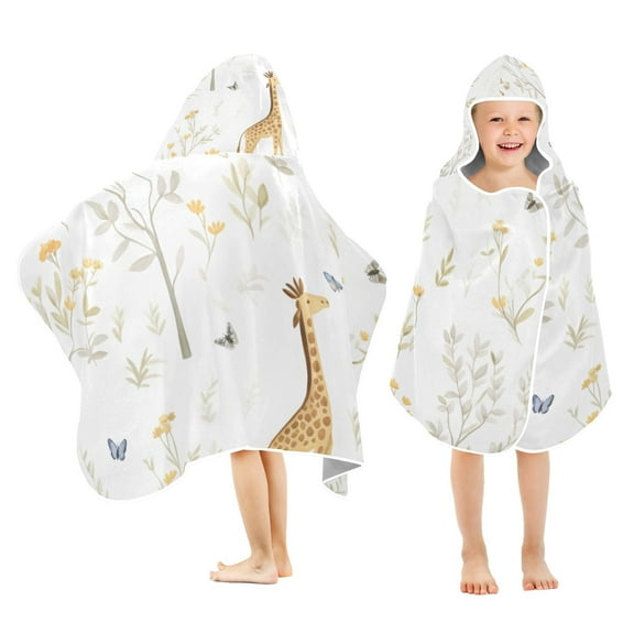 Giraffes Kid Bath Towels Bath Beach Towel Super Soft and Absorbent for Kid Girl Boy Babie Toddler Infant