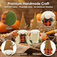 thumbnail image 3 of Molumo Thanksgiving Decorations for Home- 2 Pack Handmade Fall Gnomes for Office, Home Thanksgiving Gifts Autumn Holiday Decorations, 3 of 7