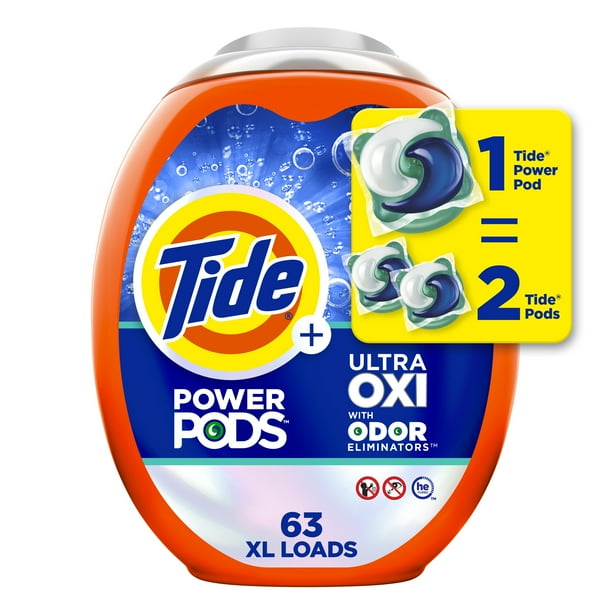 Tide Ultra OXI Power PODS with Odor Eliminators Laundry Detergent Pacs