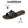 thumbnail image 3 of Project Cloud Women's Sandals - Comfortable Memory Foam Flat Sandals for Women (Jannel), 3 of 7