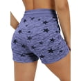 thumbnail image 3 of ValueVibe Athletic Shorts for Women with Pockets High Waist Workout Shorts Star Print Summer Casual Shorts, Bright Blue 3XL, 3 of 8