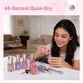 thumbnail image 5 of SAVILAND 6pcs Nail Polish Set: Quick Dry 6 Colors Cat Eye Nail Polish Shimmer Romantic Pink Series Magnetic Cateye Fingernail Polish with Magnet Stick DIY Manicure Valentine Gift for Women Girls, 5 of 8