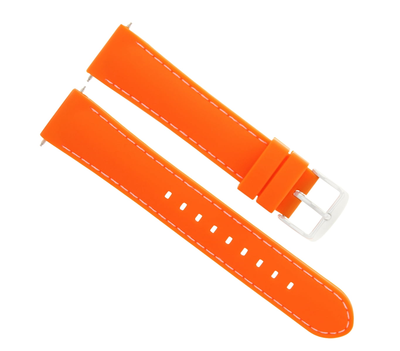 orange fossil watch