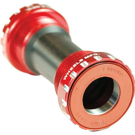 Wheels Manufacturing Shimano MTB Bottom Bracket with Angular Contact Bearings Red (Best Budget Mtb Wheels)