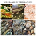 thumbnail image 4 of EeaseMX Bolsas de plástico transparente para alevines de pescado y camarones (10 unidades), espesadas y con oxígeno, para embalaje acuático (blancas, 48 x 75 x 12 cm), 4 of 7
