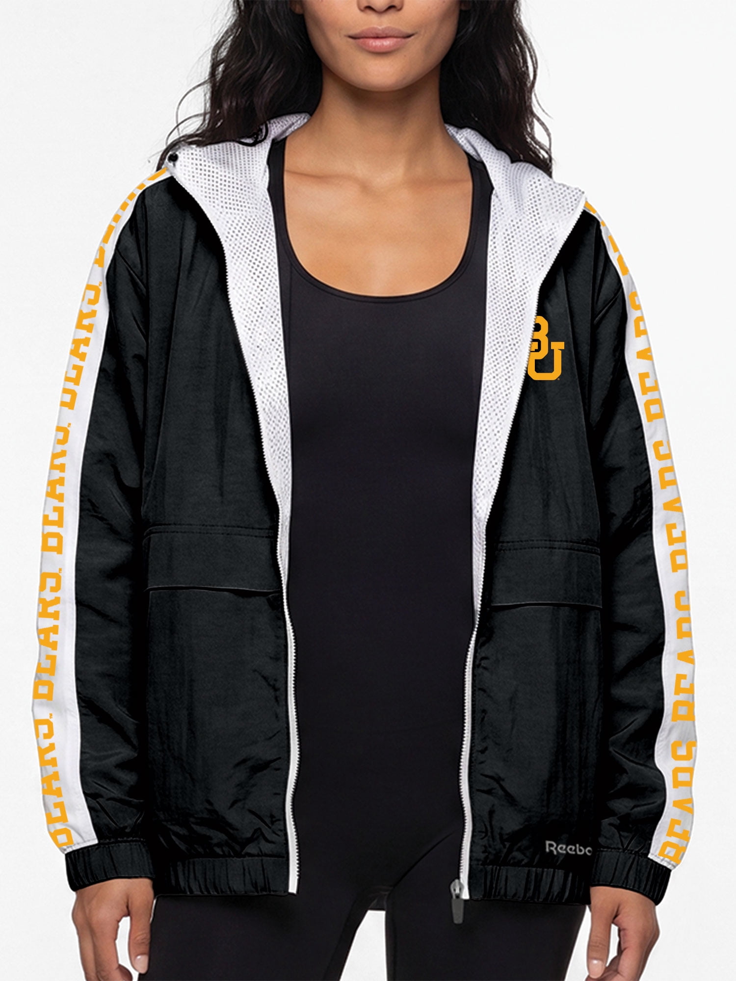Baylor Bears Reebok Womens Colorblocked Full Zip Jacket