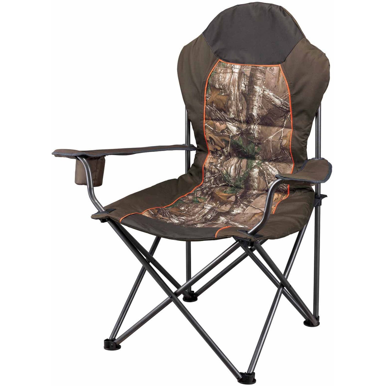 Ozark Trail X Realtree Xtra Deluxe High Back Padded Quad Folding