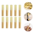 thumbnail image 4 of 10Pcs Khaki Bamboo Flat Reeds For Alto Saxophone Musical Instrument Accessory, 4 of 7