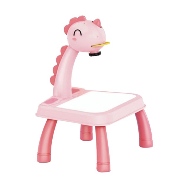 Juego de dibujo para Proyector de rastreo y dibujo Gloria Tablero de dibujo para niños Rosa dinosaurio