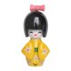 thumbnail image 1 of Figura de muñeca japonesa de dibujos animados en miniatura, pequeña escultura, figura de escritorio, geisha Amarillo B, 1 of 9