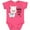 Vintage Hot Pink, variant on Inktastic Nana Loves Me Cute and Happy Llama Boys or Girls Baby Bodysuit