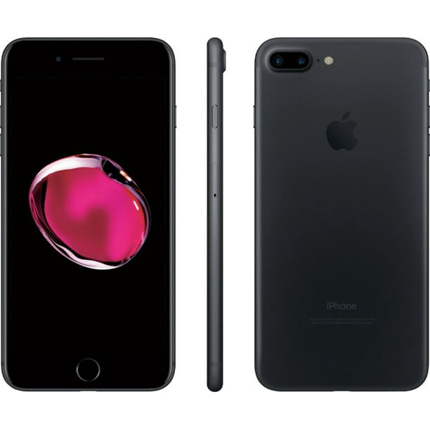 Aardbei Associëren Ik was verrast Restored Apple iPhone 7 Plus 128GB GSM Unlocked Black T-mobile At&T Metro  PCS (Refurbished) - Walmart.com