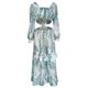 thumbnail image 4 of Vestido Casual de Mujer Vestido de Manga Larga Con Cuello en V Vestido Largo Ahuecado Odeerbi ODB114923, 4 of 5