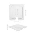 thumbnail image 2 of GETAJGHSD 6pcs Plastic Hotel Pans Cover Notched Style for Restaurant and Catering Use, 2 of 6