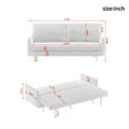 thumbnail image 7 of Velvet Couch with 2 Small Pillows, Modern Loveseat Sofa Twin Size Contemporary Sofas for Living Room and Bedroom (Gray), 7 of 7