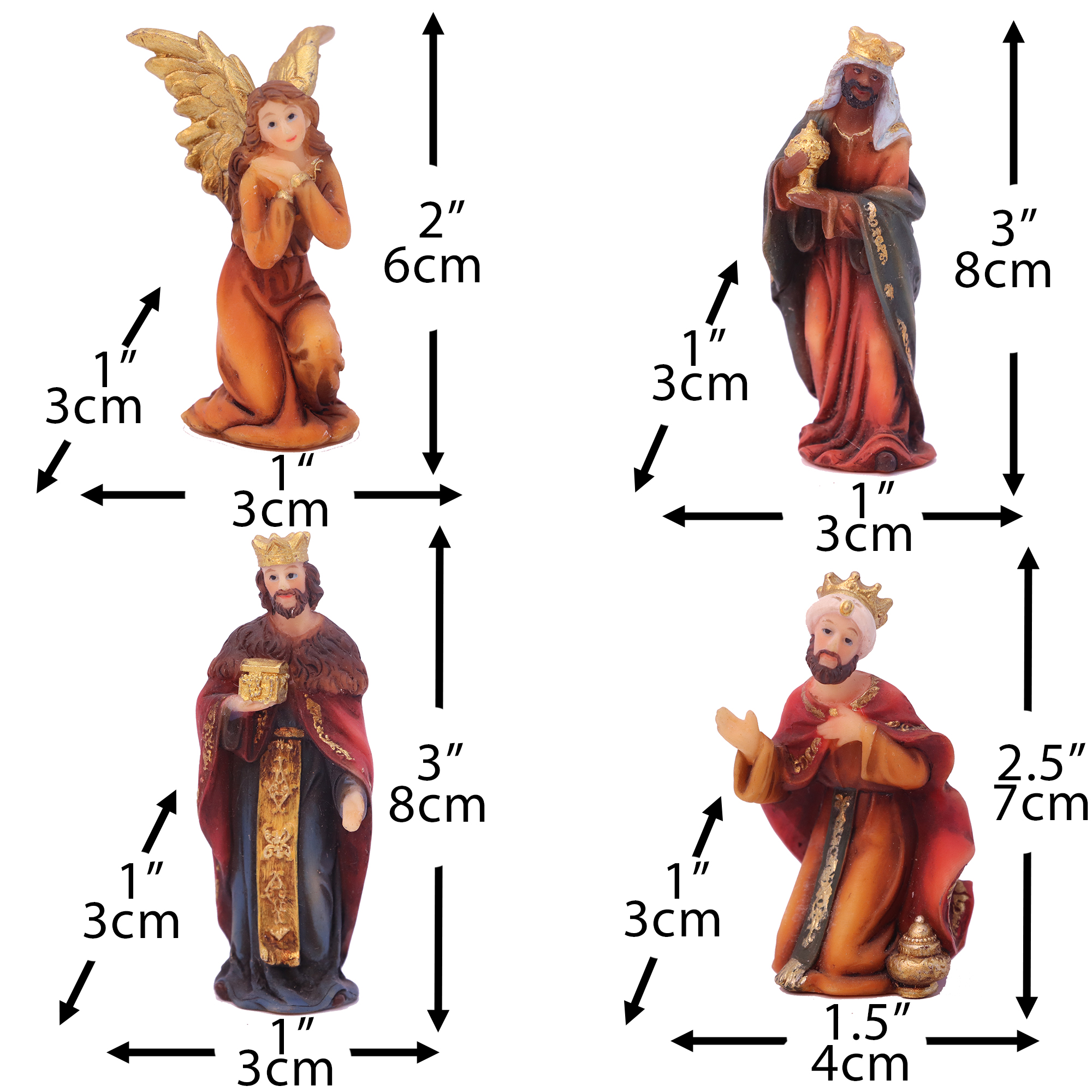 Zayton 11-Piece Mini Nativity Scene Set photo 8