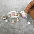 thumbnail image 3 of 8Pcs/Set 1/6 Porcelain Dining Ware Teapot Dish Miniature Dolllhouse Accessories 8pcs/set, 3 of 6