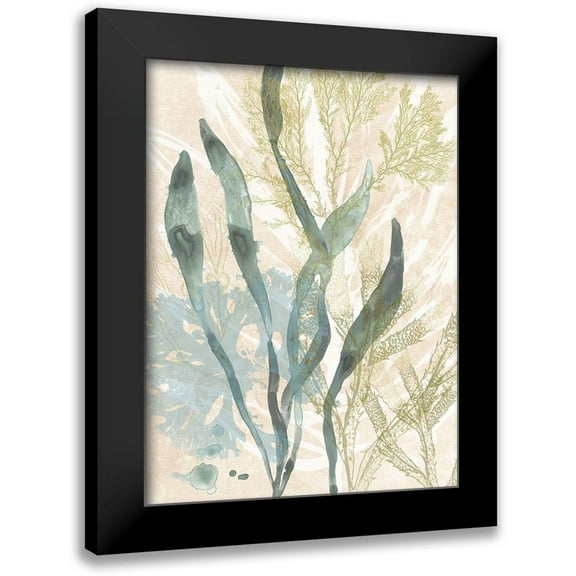 Vess, June Erica 12x14 Black Modern Framed Museum Art Print Titled - Vintage Ocean Jewels II