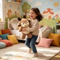 thumbnail image 4 of Almohada de peluche para dormir, aliviar el estrés y brindar comodidad: una linda almohada con forma de muñeco para niños y adultos, suave y peluda, ideal para la cama, el sofá o el estudio., 4 of 5