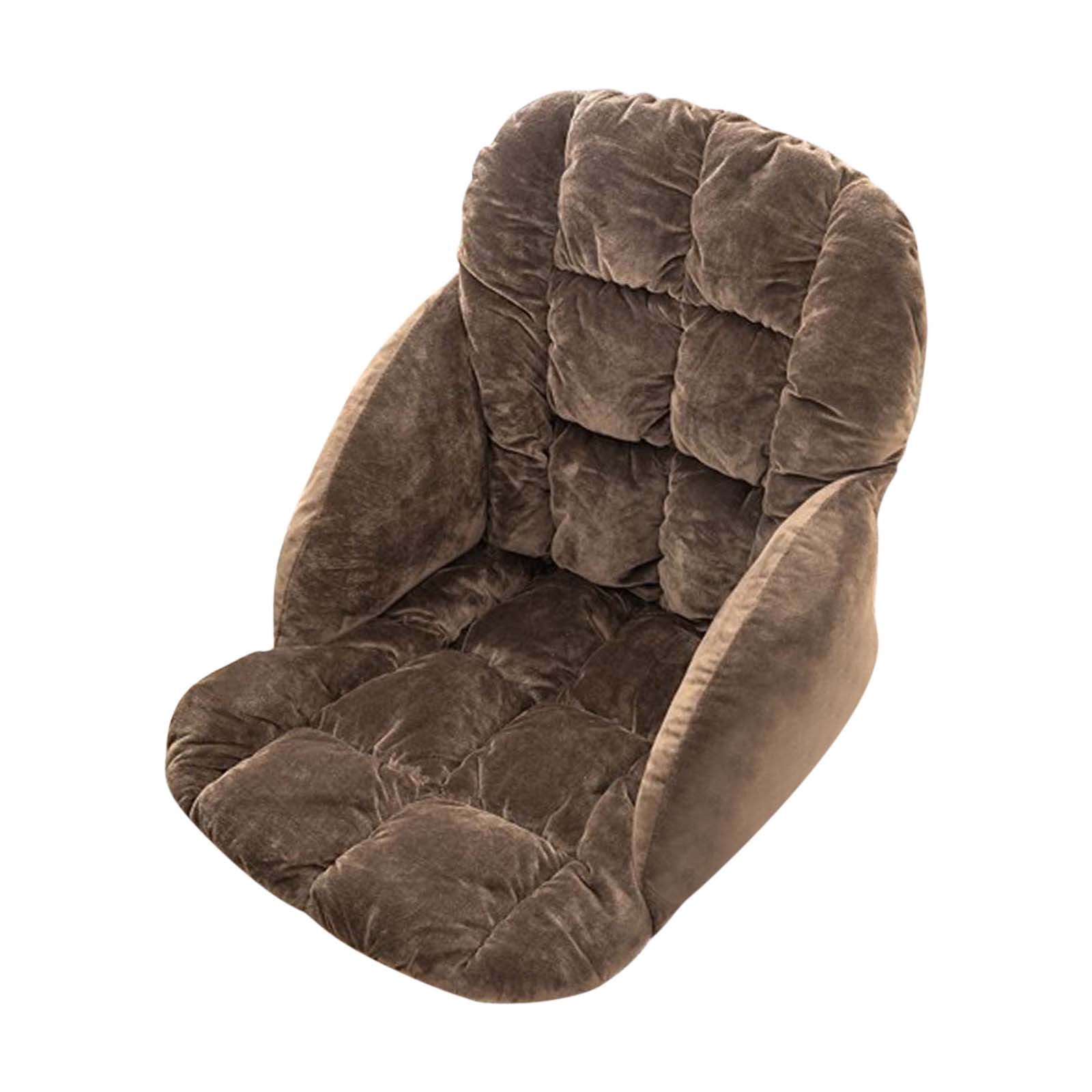 Kbndieu Heated Seat Cushion for Office Chair, Portable Heating Chair Pad, Soft Thick Chair Warmer for Back, Waist, Hips, Thighs Home Office Use