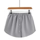 thumbnail image 2 of Falda de talla grande con extensor de rayas transparentes escalonadas en capas para mujer Wmkox8yi  FGJ564, 2 of 9