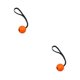 thumbnail image 1 of Methold Juguetes Balls Correa Cuerda Agarre de mano Entrenamiento Aburrimiento Breaker Alivio del estrés Fetch Suministros Accesorios Niños 5cm naranja 2piezas Methold CBP360158, 1 of 5