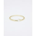 thumbnail image 1 of Moon Dangle CZ Stone Gold Ring, 1 of 4