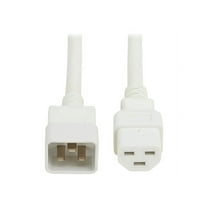 Eaton P035-004-AWH Power Cord - C20 C21 Heavy-Duty 20A, 250V, 12 AWG, 4 ft., White