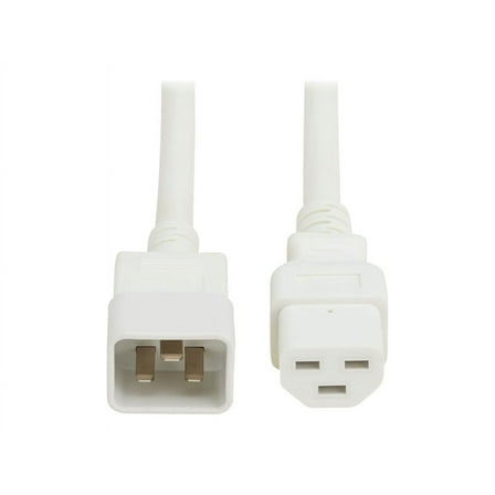 Eaton P035-004-AWH Power Cord - C20 C21 Heavy-Duty 20A, 250V, 12 AWG, 4 ft., White