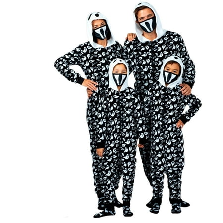 

JBEELATE Matching Family Pajamas One-Piece Hooded Halloween Skeleton Pajamas with Zipper